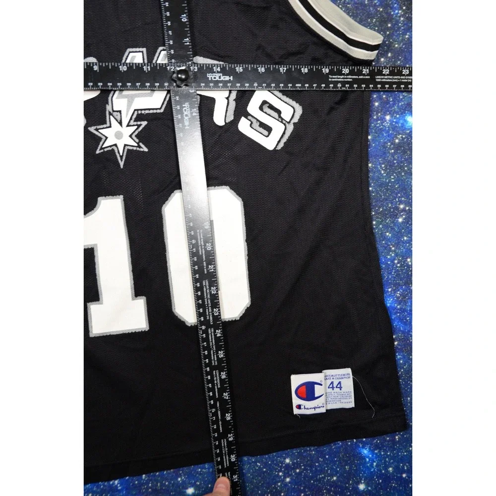 Vintage Champion San Antonio Spurs Jersey Mens 44 NBA Basketball Rodman 90s